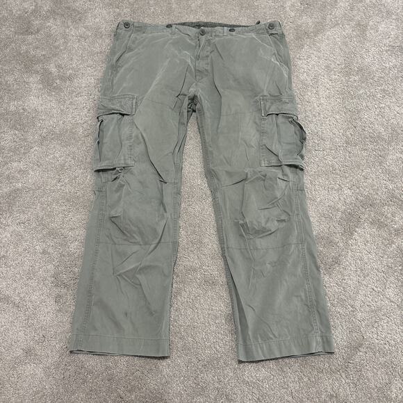 The Field San Francisco Cargo Pants Men’s 42x32 Green Military Style - Picture 1 of 7